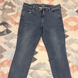 American Eagle Outfitters Dark Blue Skinny Jeans